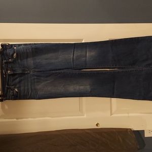 Old Navy petite flare blue jeans Size 4P